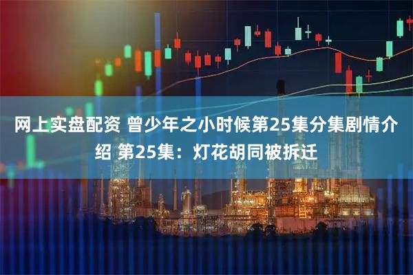 网上实盘配资 曾少年之小时候第25集分集剧情介绍 第25集：灯花胡同被拆迁